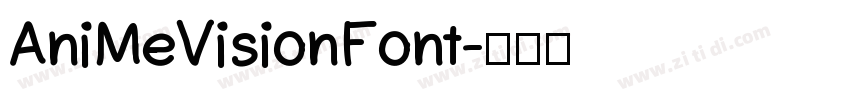 AniMe Vision Font字体转换